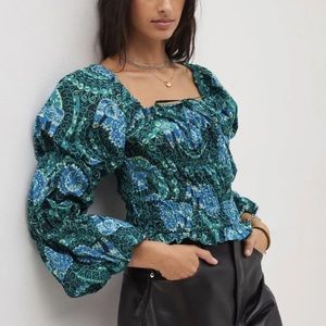 NWOT Anthropologie Porridge Blouse